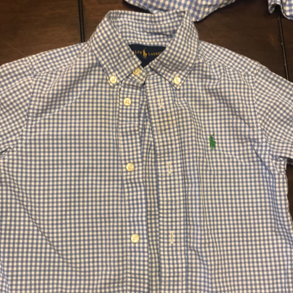 Blue check Ralph Lauren shirt